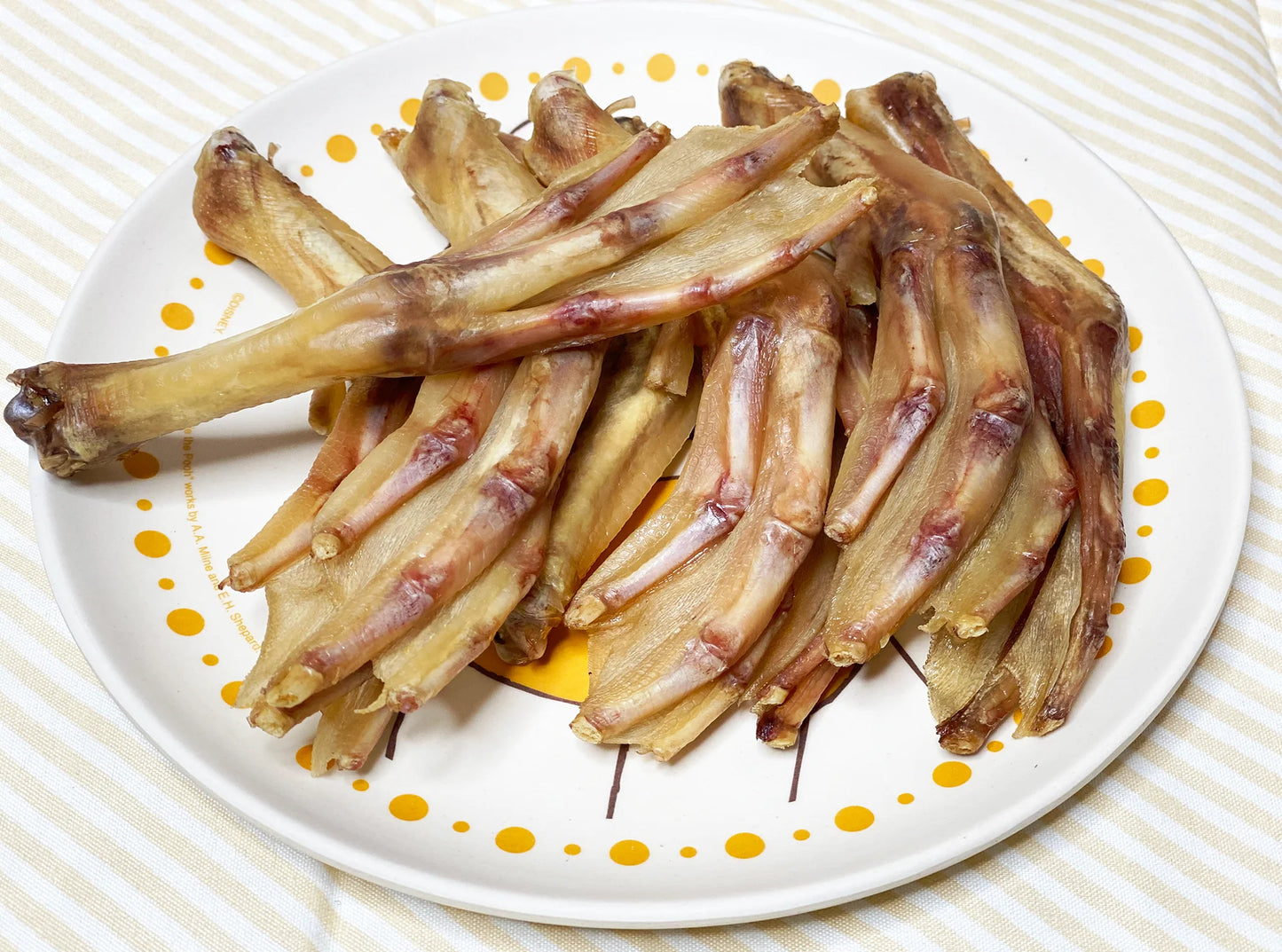100% Handmade Dehydrate Duck Feet