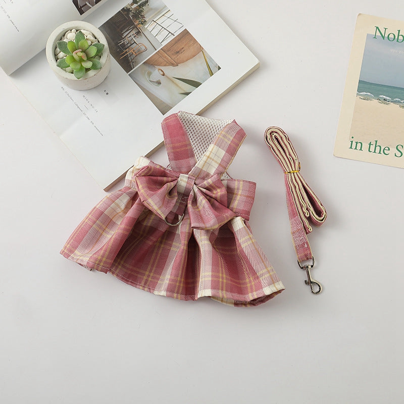 Pet JK Dress with Leash