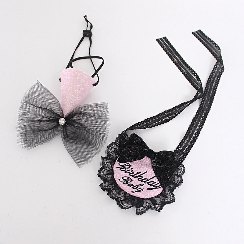 Black Lace Birthday Set