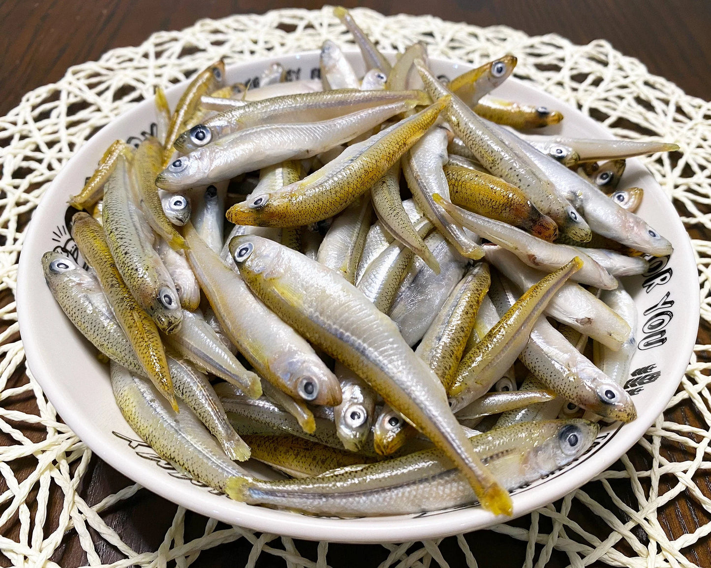 100% Handmade Dehydrate Smelt Fish