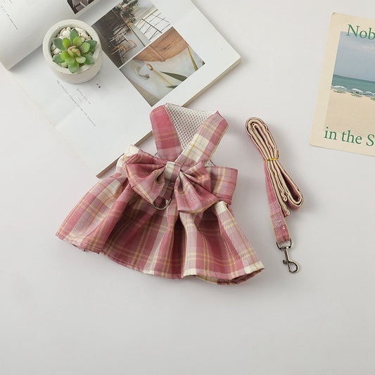 Pet JK Dress with Leash