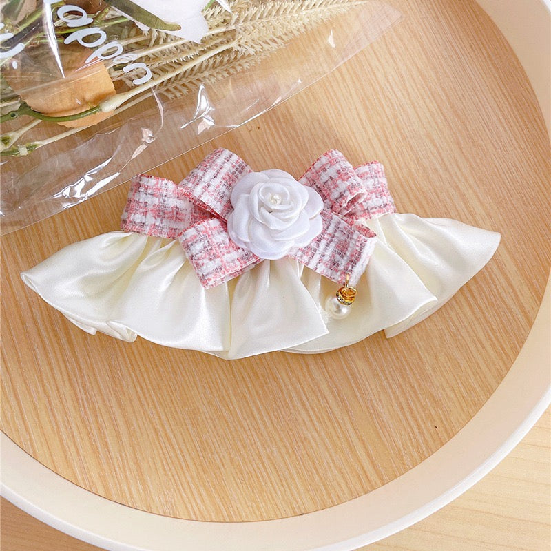 Flower Cat Bandana with Pearl