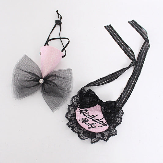 Black Lace Birthday Set